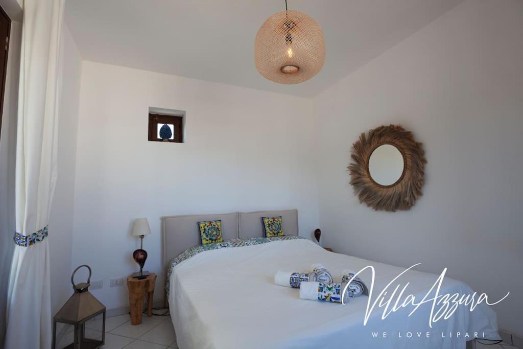 Ravissante Maison Bleue - Villa Azzura B&B ลีปารี ภายนอก รูปภาพ